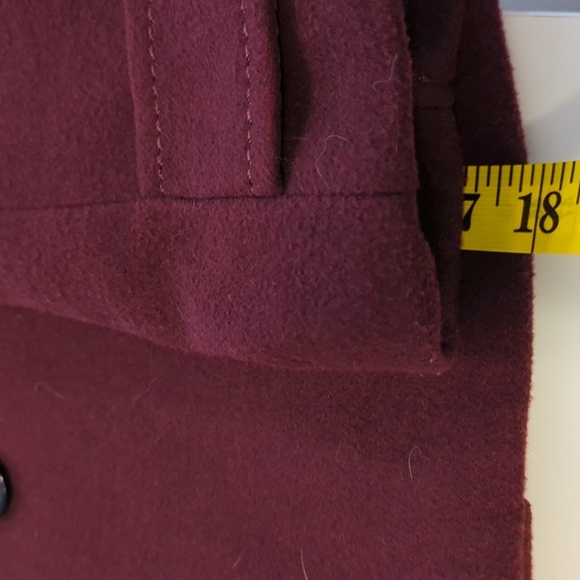H&M Burgundy Fall/Winter Jacket - Picture 6 of 7